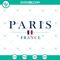 Paris France themed vector clipart in SVG and PNG formats for digital designs.