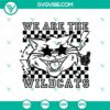 Wildcats preppy mascot design in a bundle for baseball, suitable for Cricut SVG projects.