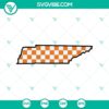 Tennessee state map SVG featuring a checkered design, perfect for crafts, decor, and digital projects.