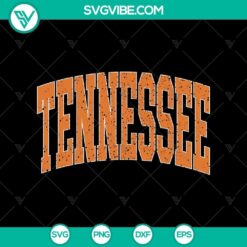 Retro University of Tennessee SVG with Tennessee state outline design, ideal for crafts and merchandise.