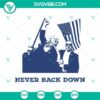 Trump Let Me Get My Shoes SVG with Donald Trump Rally Shooting design for Cricut projects. PNG file included.