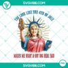 Legally Blonde-inspired 4th of July PNG featuring Jennifer Coolidge with patriotic accessories, perfect for celebrations and social media posts.
