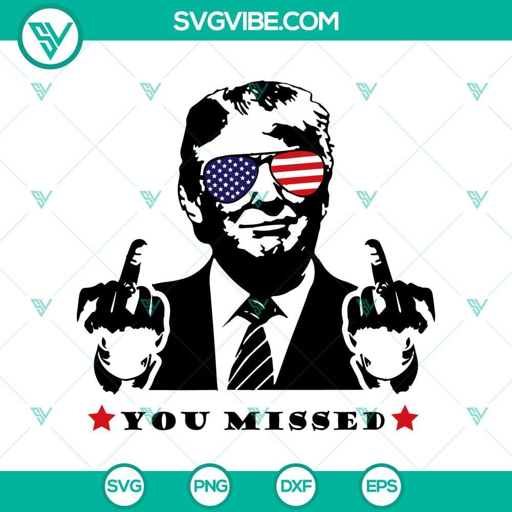you-missed-trump-shooting-2024-svg-trump-shooting-svg-trump-rally-shooter-svg-trump-2024-svg-png-cricut-mockup.jpg Trump 2024 SVG design featuring a shooting theme, ideal for Cricut projects.