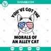 Morals of an Alley Cat SVG featuring Trump and Biden. Perfect for Cricut projects.
