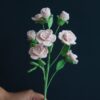 Crochet Barbie Rose Flower PDF Pattern with Free Video Tutorial, DIY doll accessory crochet pattern.