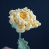 Crochet Chrysanthemum PDF Pattern with Free Video Tutorial - Floral crochet pattern for beginners, step-by-step instructions and video guide.