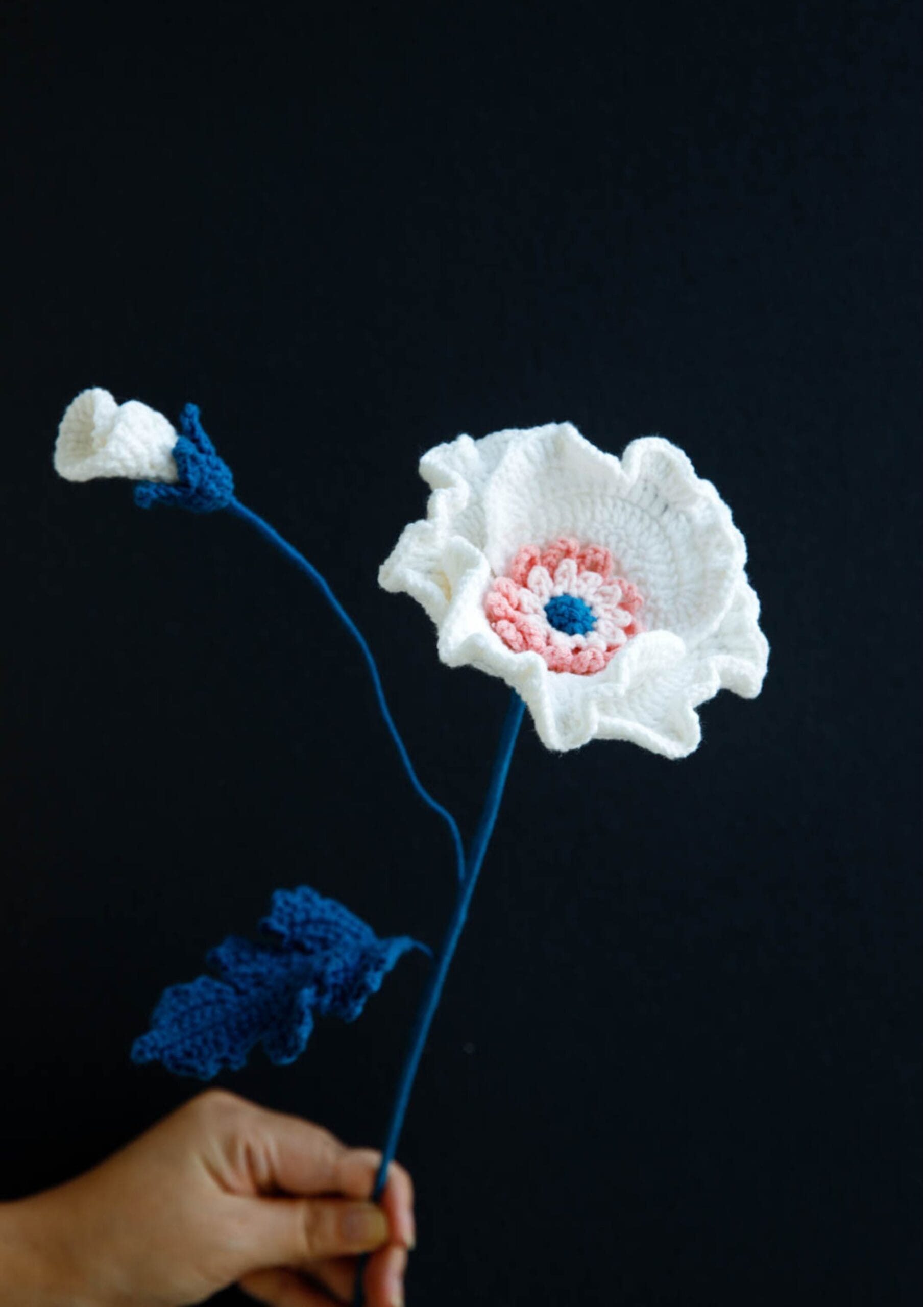 Crochet Corn Poppy - PDF Pattern with Free Video Tutorial Crochet Corn Poppy - PDF Pattern with Free Video Tutorial