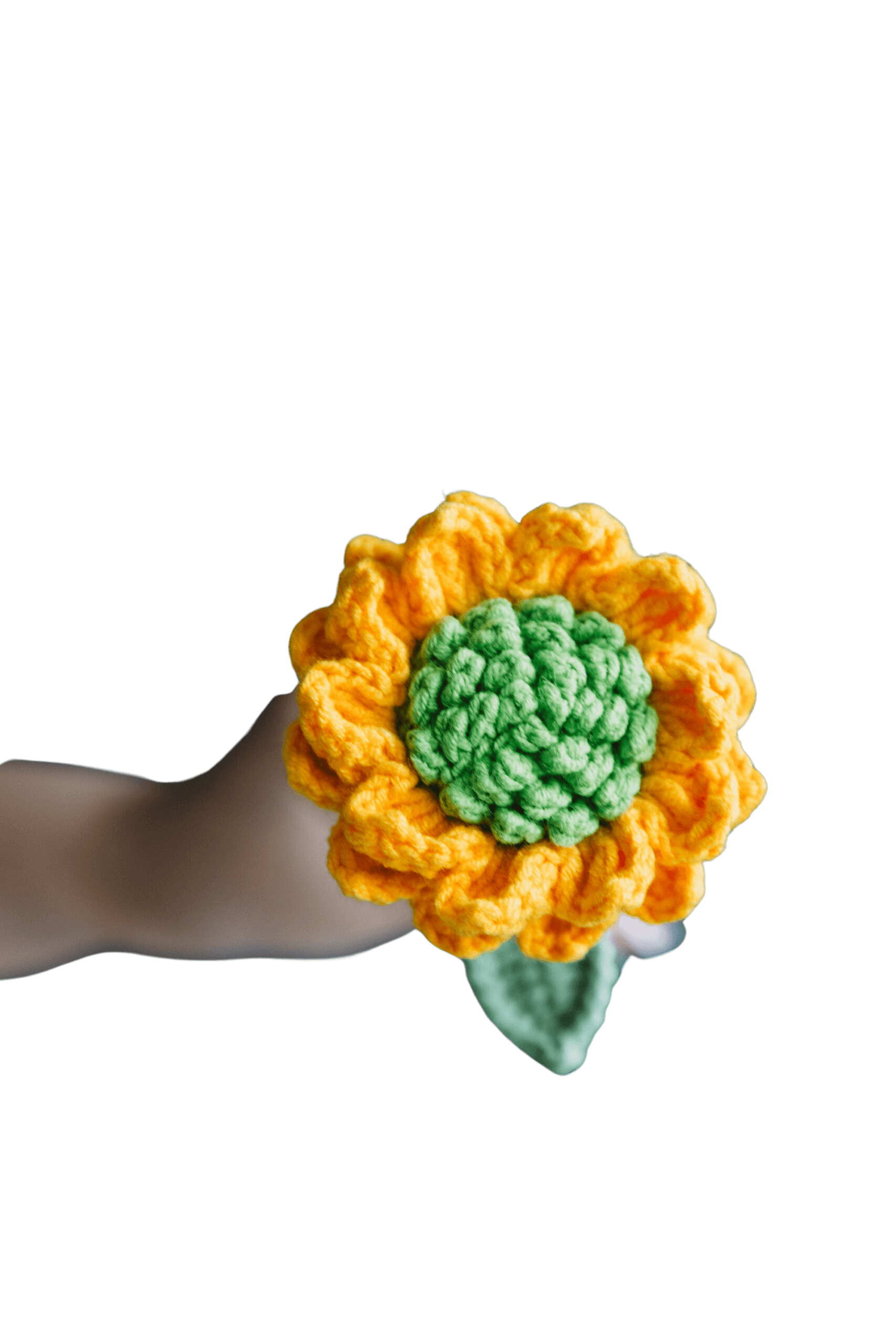 Crochet Double Layer Small Sunflower - PDF Pattern with Free Video Tutorial Crochet Double Layer Small Sunflower - PDF Pattern with Free Video Tutorial