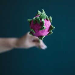 Crochet Dragon Fruit - PDF Pattern with Free Video Tutorial