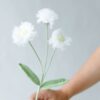 Crochet Fleabane Flower PDF Pattern with Free Video Tutorial for crafting delicate floral design.