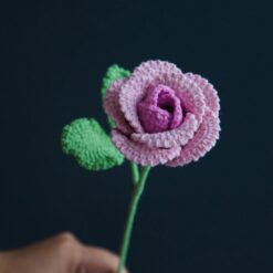 Crochet French Rose - PDF Pattern with Free Video Tutorial