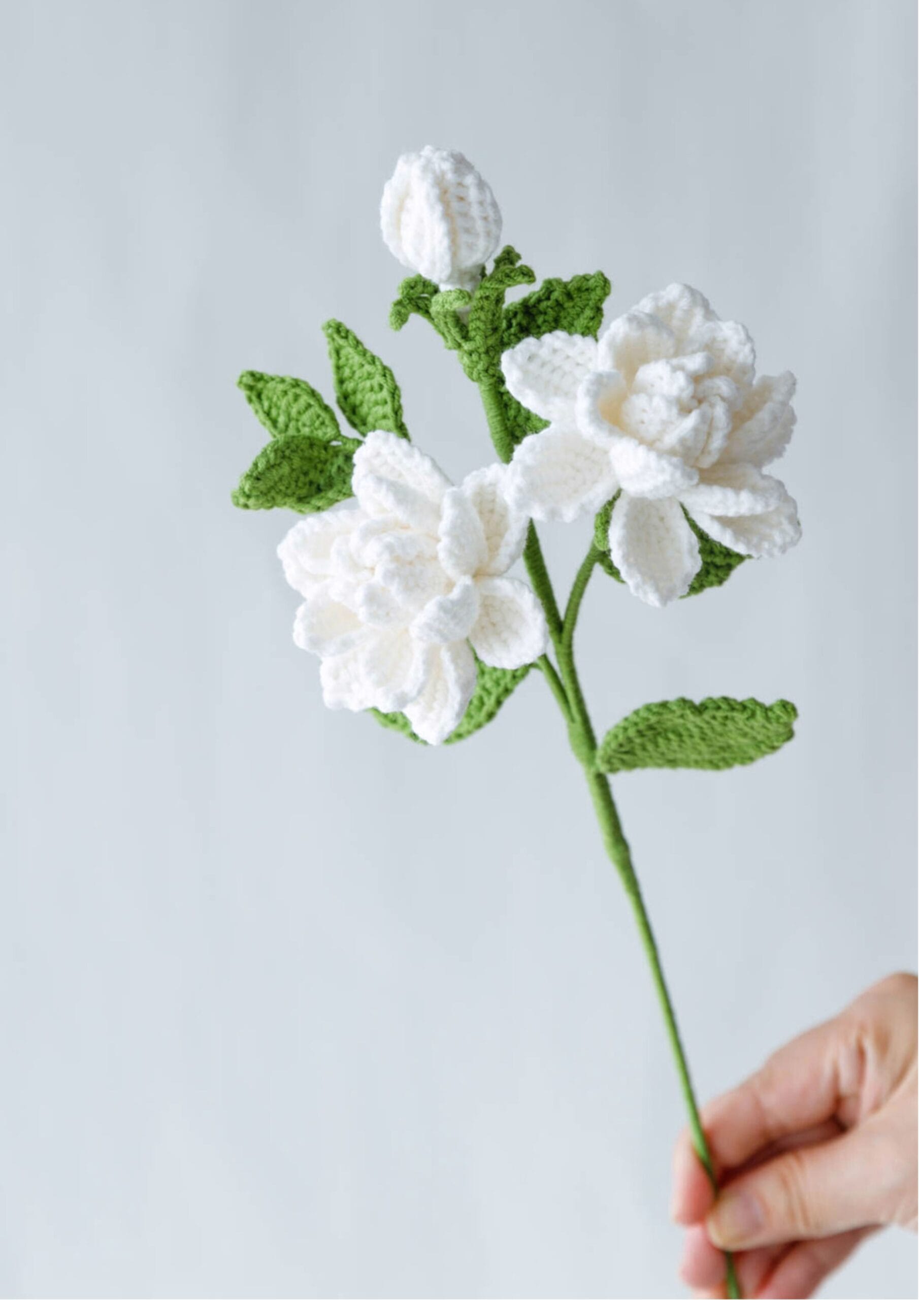Crochet Gardenia Flower - PDF Pattern with Free Video Tutorial Crochet Gardenia Flower PDF pattern with free video tutorial, perfect for DIY projects.