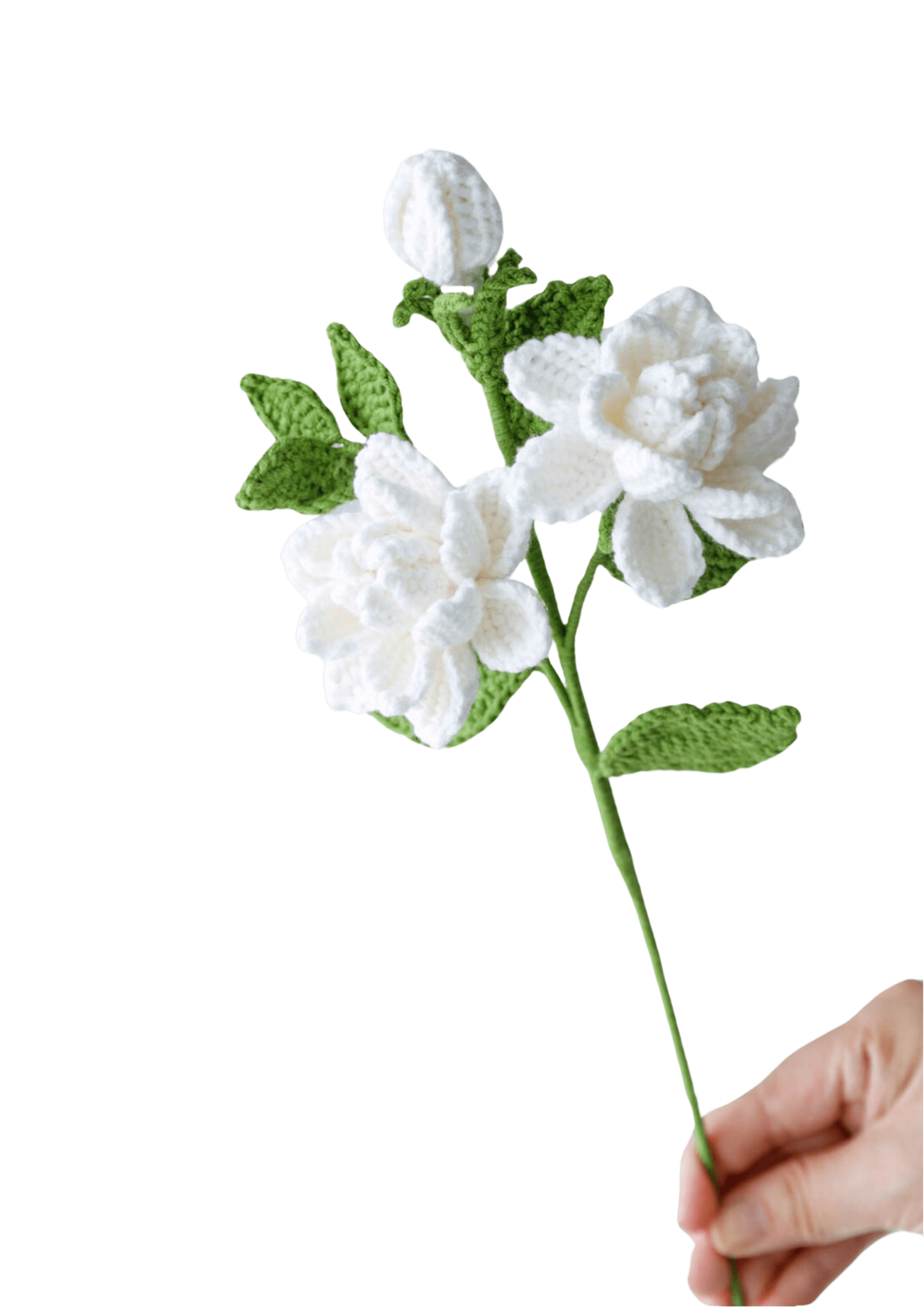 Crochet Gardenia Flower - PDF Pattern with Free Video Tutorial Crochet Gardenia Flower - PDF Pattern with Free Video Tutorial