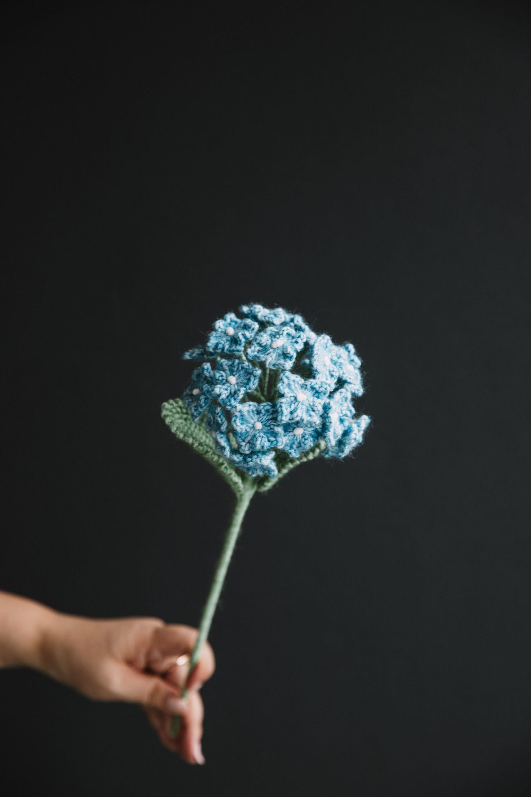 Crochet Hydrangea - PDF Pattern with Free Video Tutorial Crochet Hydrangea PDF Pattern with Free Video Tutorial, floral crochet design for DIY projects.