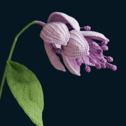 Crochet Medinilla Magnifica Flower PDF Pattern with Free Video Tutorial - Detailed instructions for crafting a crochet flower in a digital format.