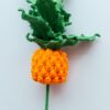 Crochet pineapple PDF pattern with a free video tutorial, perfect for creating a fruit-inspired crochet project.