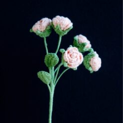 Crochet Small Multi-head Rose- PDF Pattern with Free Video Tutorial