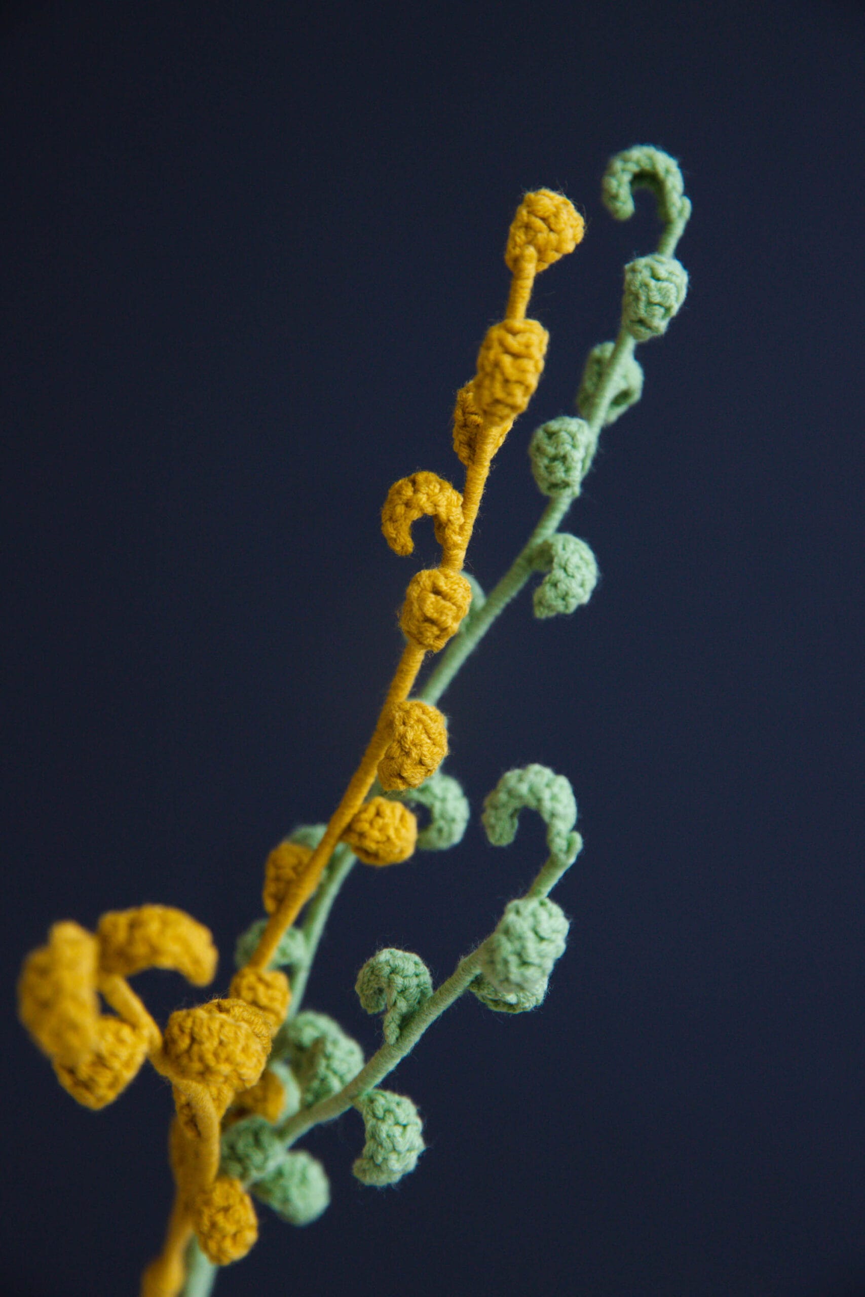Crochet Snow Willow Branch - PDF Pattern with Free Video Tutorial Crochet snow willow branch PDF pattern with video tutorial, perfect for winter crafts and decorations.