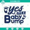 Pregnancy themed SVG file featuring cute baby bump design, perfect for crafting projects.