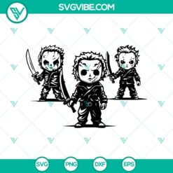 Baby Michael Myers SVG, Killer Michael Myers SVG, Horror Movie SVG Cricut