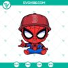 Baby Spiderman Boston Red Sox Baseball SVG, Spiderman Baseball MLB SVG, Red Sox MLB SVG perfect for Cricut craft projects.