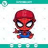 Baby Spiderman Cleveland Guardians Baseball SVG, Spiderman Baseball MLB SVG, and Cleveland Guardians MLB SVG for Cricut crafting.