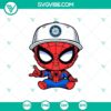 Baby Spiderman Seattle Mariners Baseball SVG, Spiderman Baseball MLB SVG, Marvel MLB SVG Cricut design for Seattle Mariners fans.