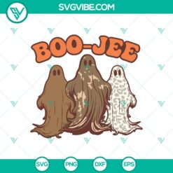 Boojee Ghost and Leopard Halloween SVG designs for Cricut with a spooky Halloween vibe. High-quality PNG files included. Ideal for Halloween crafts.