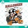 Disney Mickey and Minnie Mouse Halloween pumpkin with Disney characters in a PNG format for Halloween celebrations.