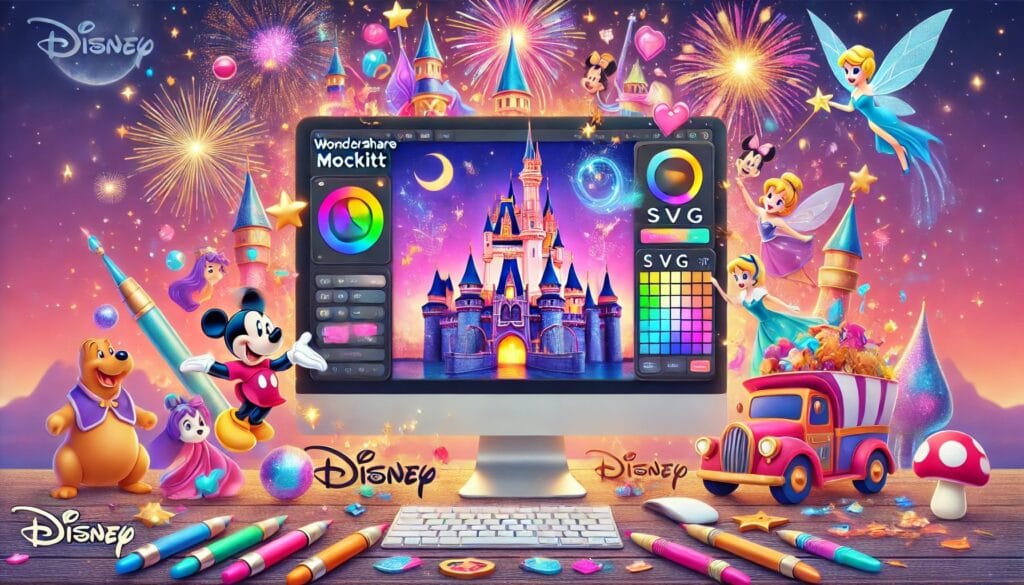 Unlock the Magic of Disney with Wondershare Mockitt’s SVG Editor for Windows