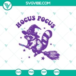Funky feral girl raccoon witch Halloween SVG for Cricut, featuring a playful and unique design. Perfect for Halloween crafting projects.