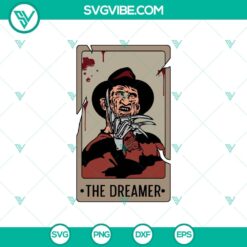 Halloween Tarot Freddy Krueger SVG, Freddy Krueger Tarot Card SVG, Halloween Spooky SVG