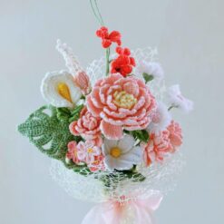 Peony Bouquet Tutorial – PDF Pattern & Video Guide
