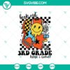 Third grade back to school SVG design featuring a baseball boy ready for 3rd grade, suitable for Cricut cutting machines. Great for school projects.