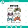 Mombie Zombie Game Controller Halloween SVG with spooky gaming design for Halloween enthusiasts.