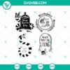 Beetlejuice themed SVG bundle with horror comedy quotes for Cricut, featuring unique designs for crafting projects.