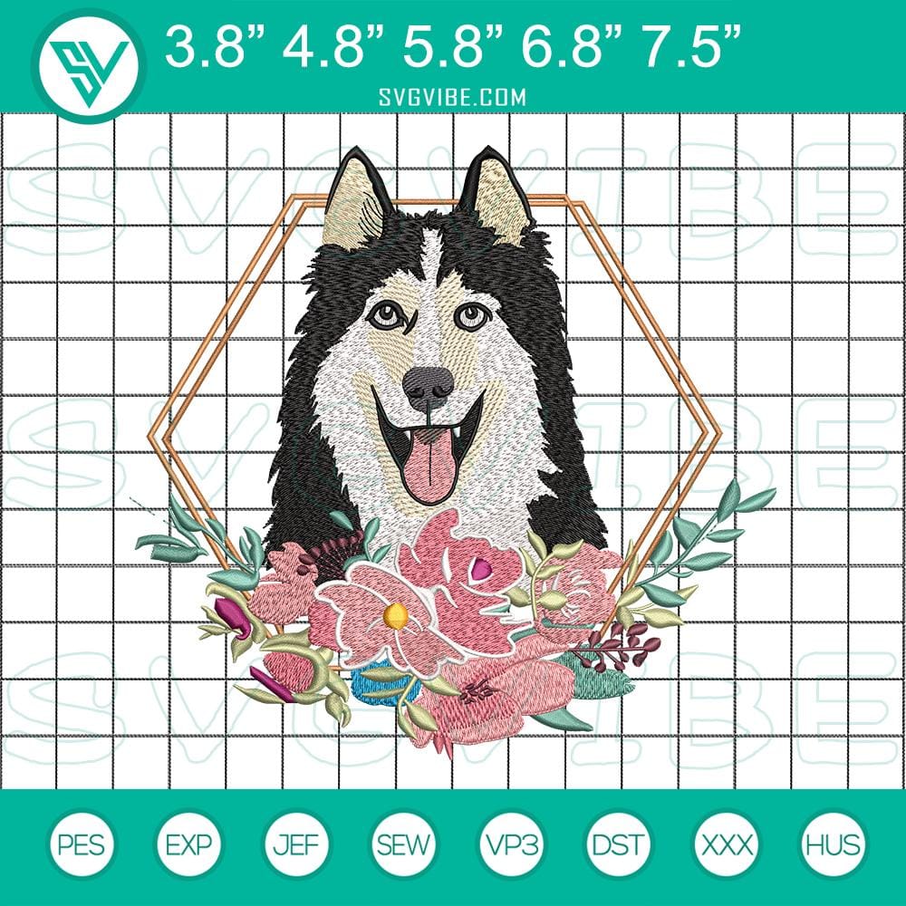 siberian-husky-dog-embroidery-machine-embroidery-designs2C-animal-embroidery.jpg Siberian Husky dog embroidery design stitch file, animal embroidery machine pattern, adorable husky digital embroidery.
