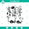 Spooky Halloween SVG with Skeleton Dancing and Mickey Ear design for Cricut Files. Great for Halloween crafts and decorations.