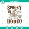 Spooky Rodeo Halloween SVG for Cricut, featuring a western-themed design perfect for Halloween crafts.