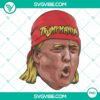 Trumpamania wrestling themed graphic design with slogan Let Trumpamania Run Wild Brother, in PNG format.