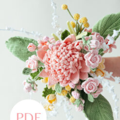 Pink Protea Cynaroides Wedding Bouquet PDF pattern 6