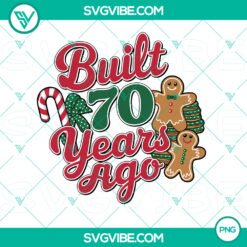 Vintage Merry Christmas PNG design with humorous 70-year-old Santa Claus, perfect for holiday cards and decorations.