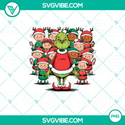 Grade Grinchy Crew PNG design for a festive Christmas with a twist. Perfect for holiday cheer, funny and merry vibes.