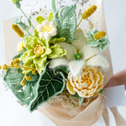 Green Couture Rose Tilia Bouquet PDF pattern 7