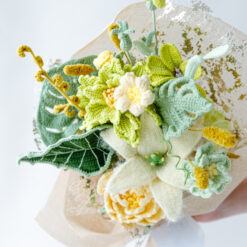 Green Couture Rose Tilia Bouquet PDF pattern 6