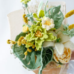 Green Couture Rose Tilia Bouquet PDF pattern 5