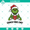 Grinch Merry Christmas SVG with funny holiday design in DXF, EPS, PNG format for crafting projects.