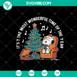 Snoopy Merry Christmas SVG - Funny holiday design file with Snoopy and festive typography, perfect for Christmas.