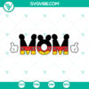 Disney Mom Mickey Mouse SVG for Mothers Day celebration, PNG format with charming design.