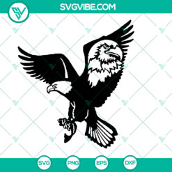 Eagle SVG cut file with clipart for Cricut & Silhouette machines. Instant download design for crafting projects.